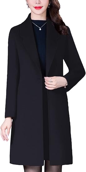 Women's Wool Pea Coat – Winter Jacket