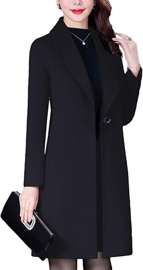 Women's Wool Pea Coat – Winter Jacket