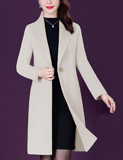 Women's Wool Pea Coat – Winter Jacket