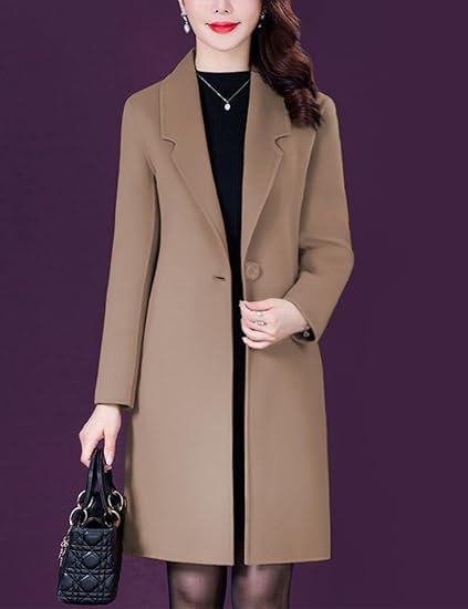 Women's Wool Pea Coat – Winter Jacket