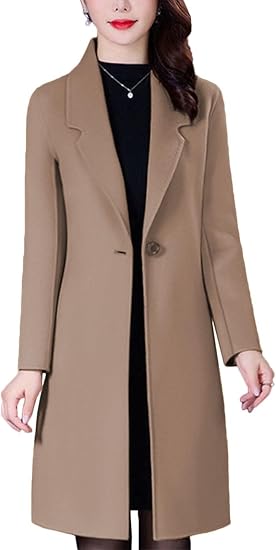 Women's Wool Pea Coat – Winter Jacket