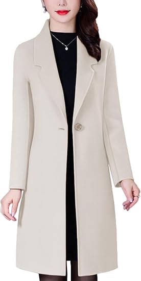 Women's Wool Pea Coat – Winter Jacket