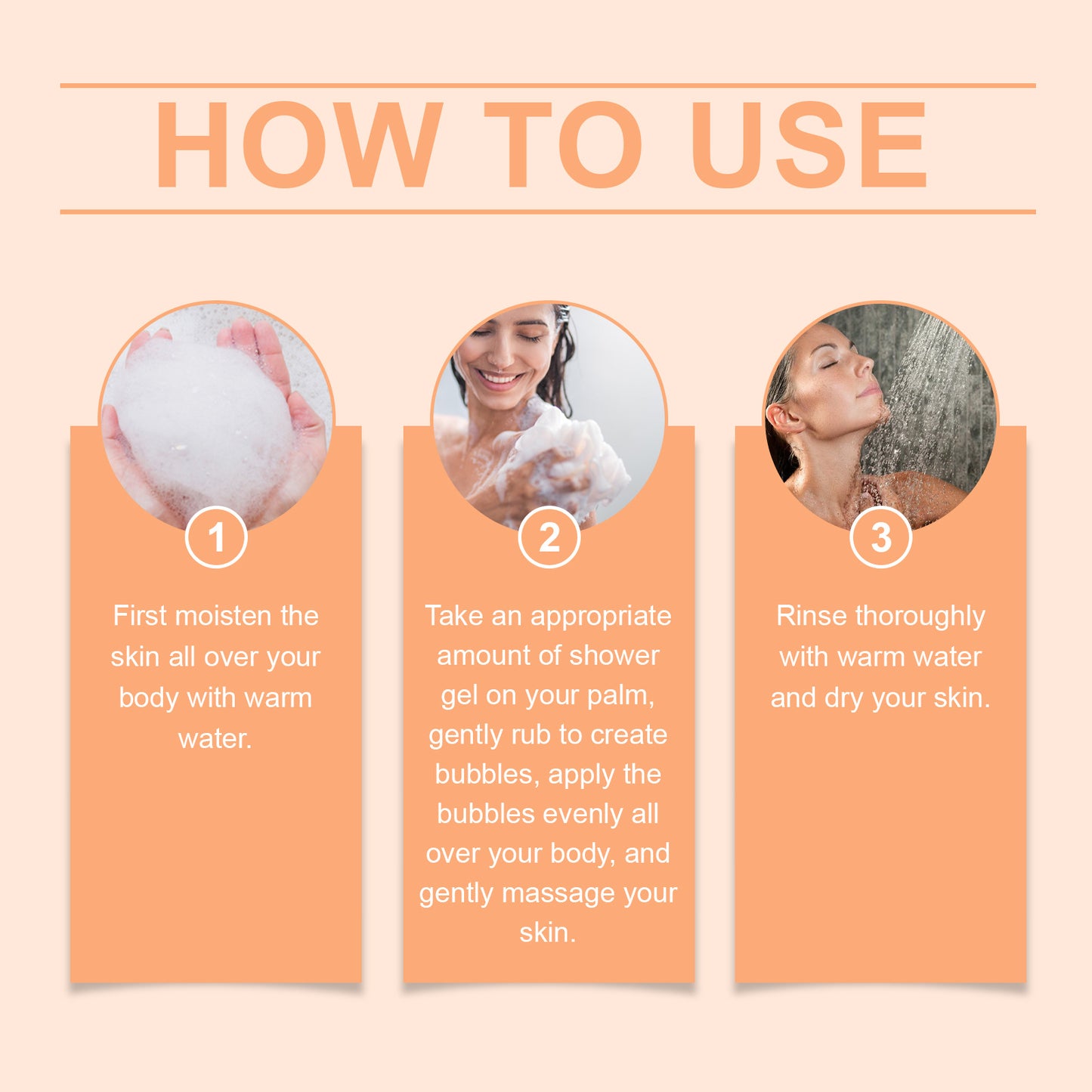Papaya Shower Gel Whitening Smoothing Cleansing