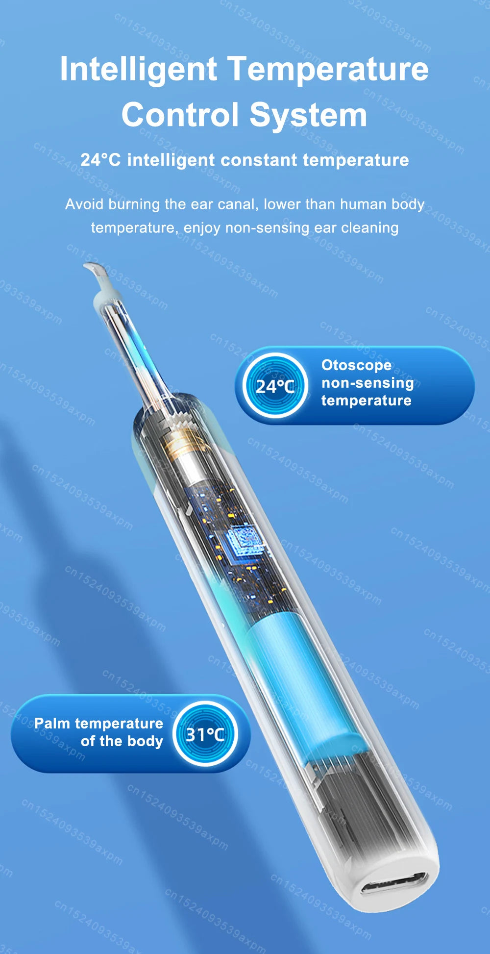 Smart Visual Ear Cleaner Hd Ear Sticks Otoscope
