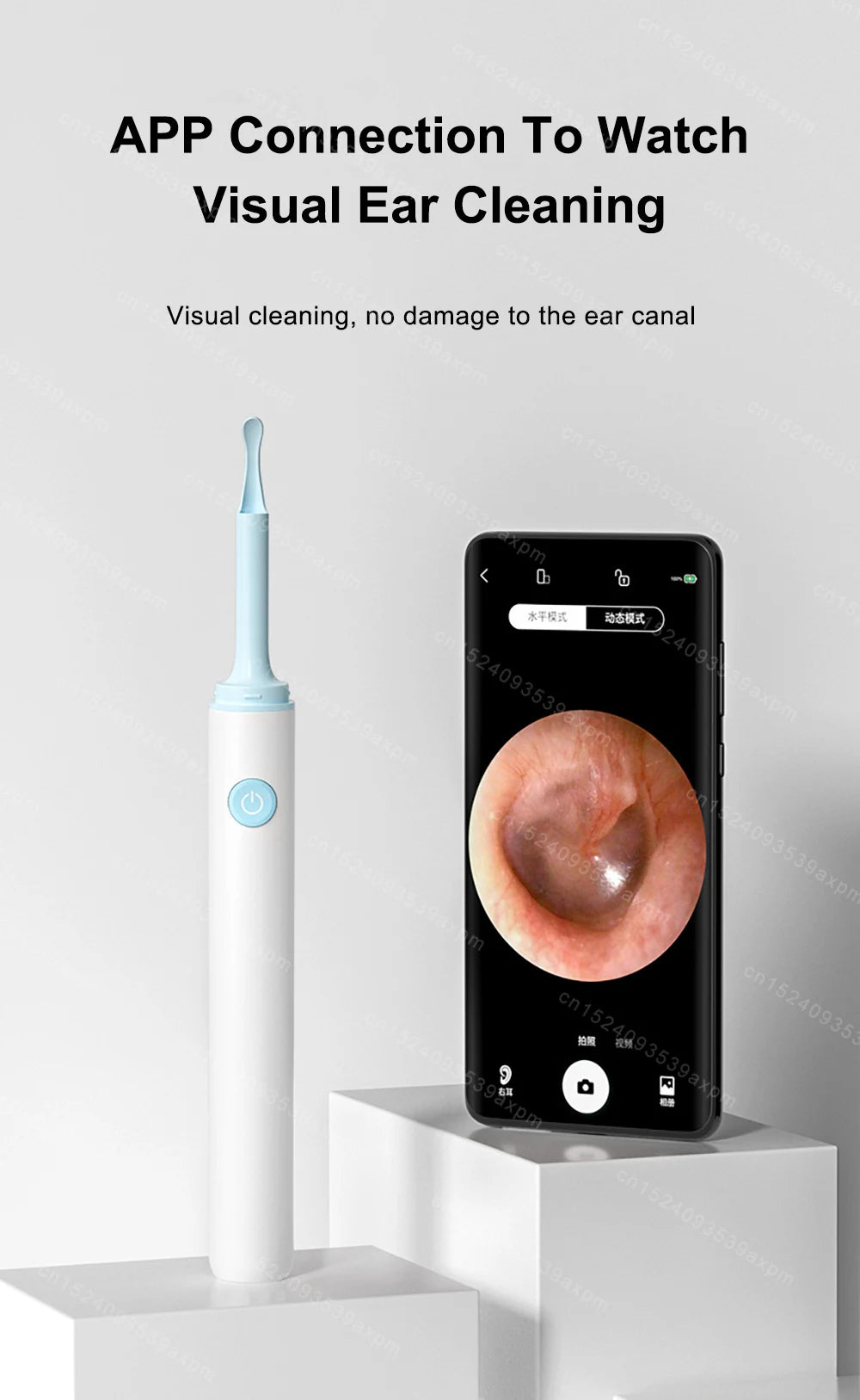 Smart Visual Ear Cleaner Hd Ear Sticks Otoscope