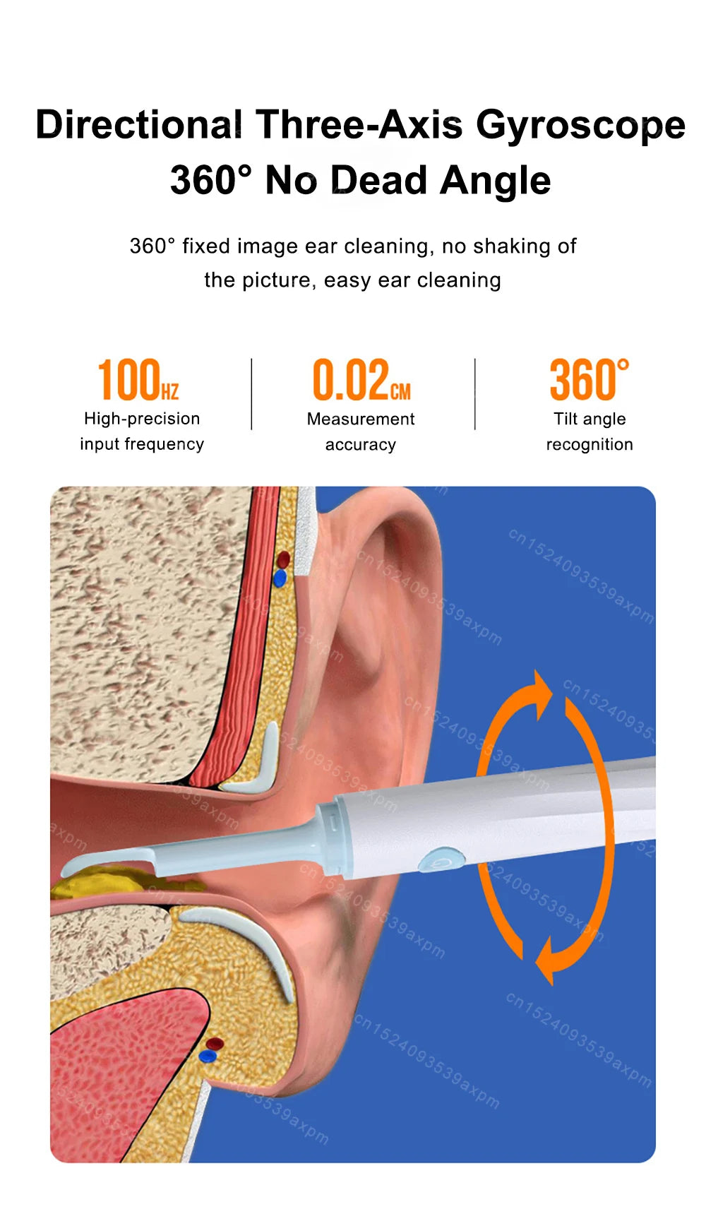 Smart Visual Ear Cleaner Hd Ear Sticks Otoscope