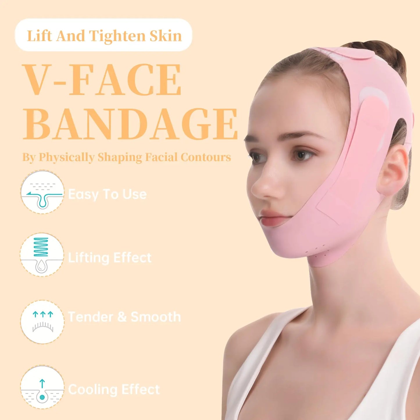New Reusable Face Slimming Bandage Women