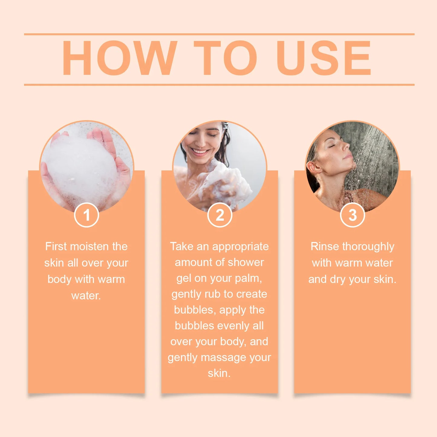 Papaya Shower Gel Whitening Smoothing Cleansing