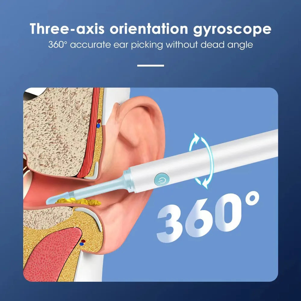 Smart Visual Ear Cleaner Hd Ear Sticks Otoscope