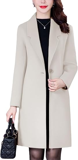 Women's Wool Pea Coat – Winter Jacket