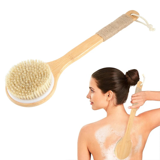 Dry Skin Body Brush Bath Exfoliating Brush Natural