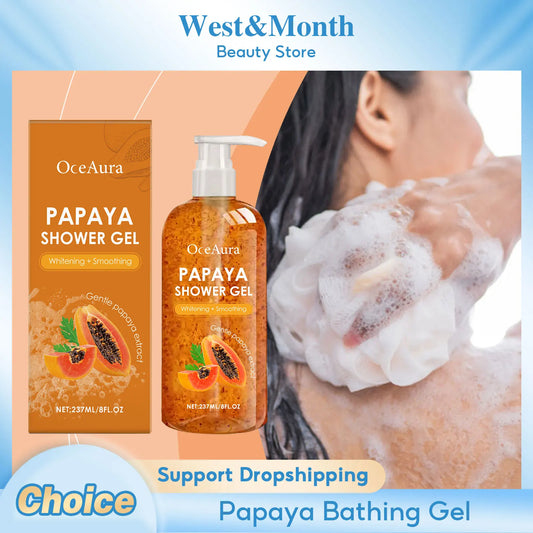 Papaya Shower Gel Whitening Smoothing Cleansing